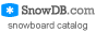 Snowboard catalog SnowDB.com