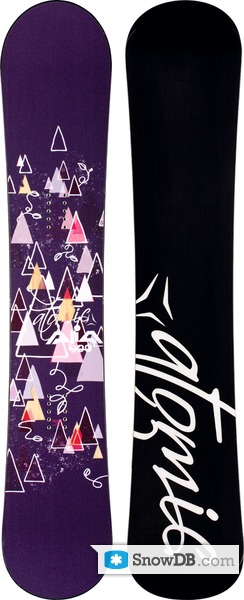 Snowboard Atomic Plug In Quick Lady 2010 2011 Snowboard and ski