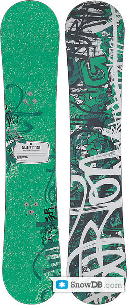 Op maat Trolley Verst Snowboard Burton Blunt 2008/2009 :: Snowboard and ski catalog SnowDB.com