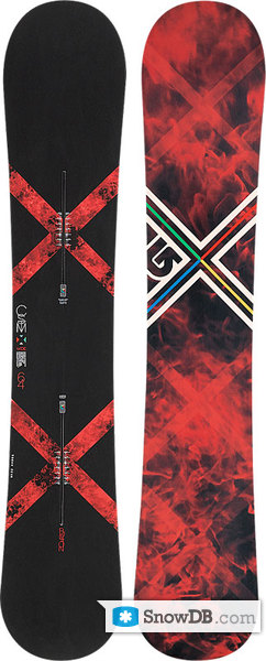 Snowboard Burton Custom X Wide 2008/2009 :: Snowboard and ski