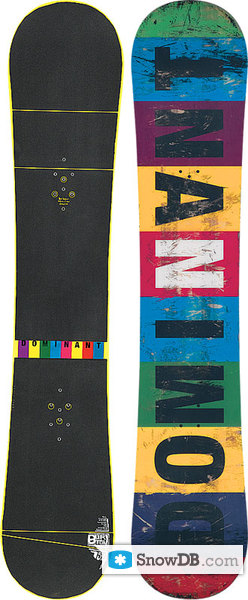 Snowboard Burton Dominant 2008/2009 :: Snowboard and ski catalog 