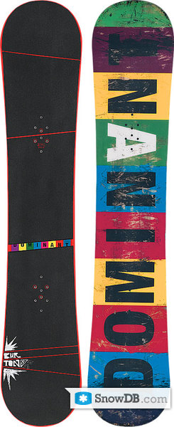 Snowboard Burton Dominant 2008/2009 :: Snowboard and ski catalog 
