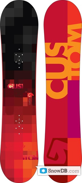 Snowboard Burton Custom Smalls V-Rocker :: and ski catalog