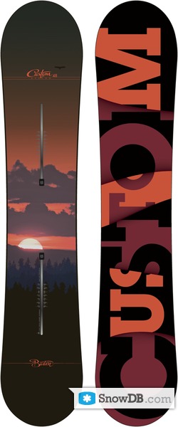 Snowboard Burton Custom Flying V Japan 2011/2012 :: Snowboard and