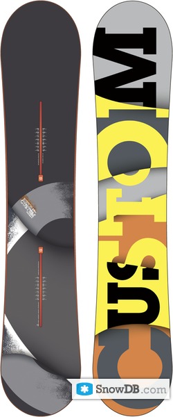 Cumulatief Berg Vesuvius Schrijft een rapport Snowboard Burton Custom Flying V 2011/2012 :: Snowboard and ski catalog  SnowDB.com