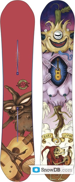 Snowboard Burton Easy Livin Restricted 2011/2012 :: Snowboard and 