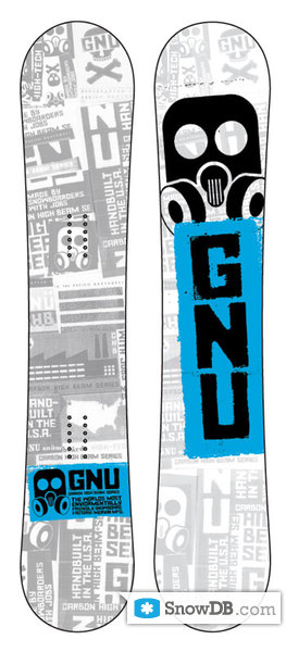 Snowboard GNU Carbon High Beam 2008/2009 :: Snowboard and ski