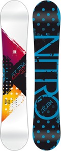Nitro Lectra Zero Camber Colorband 2011/2012 155 snowboard