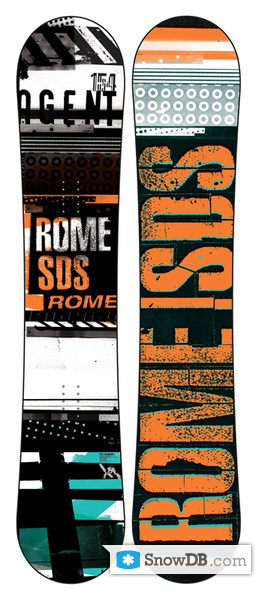 Snowboard Rome Agent 2008/2009 :: Snowboard and ski catalog SnowDB.com