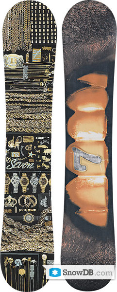 Snowboard Burton Se7en 2008/2009 :: Snowboard and ski