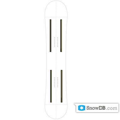 Capita" technology 4x20mm-wide Carbon Kevlar Stringers of 2010/2011