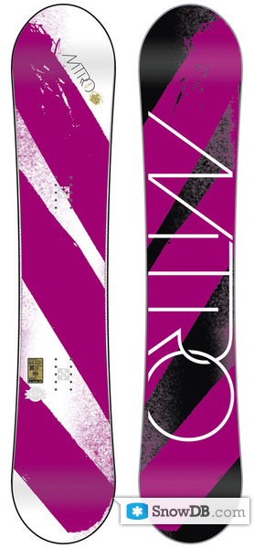 Snowboard Nitro Lectra Taped 2009/2010 :: Snowboard and ski