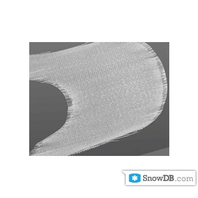 Völkl" technology V-Flex Fiberglass Weave Inlay of 2010/2011
