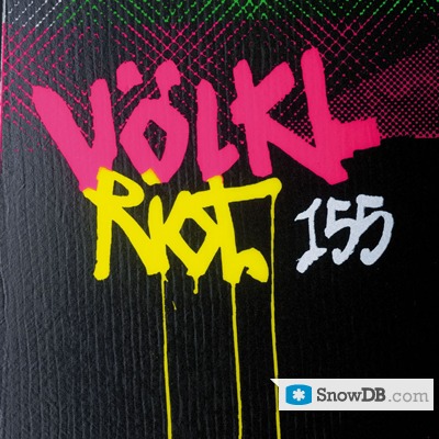 Völkl" technology Topsheet on Matte Silk-Screen Printing of 2011/2012